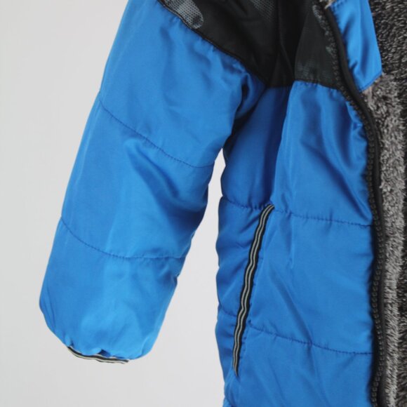 Boys Gerry Double Sided Blue/Grey Zip-Up Jacket – Size 5 - Picture 13 of 16